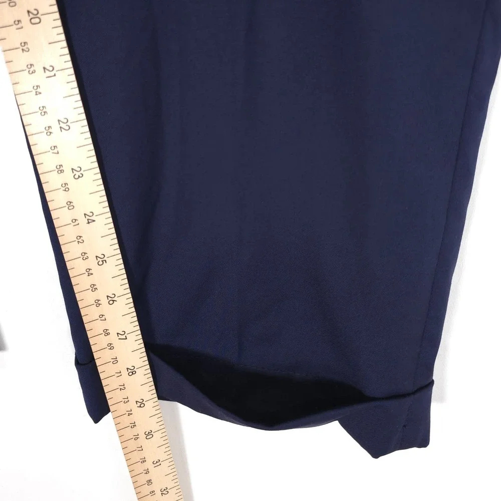 COPPLEY 1883‎ LORO PIANA S130s Wool Suit 44W 34X29 Navy Canada Made Italy Woven